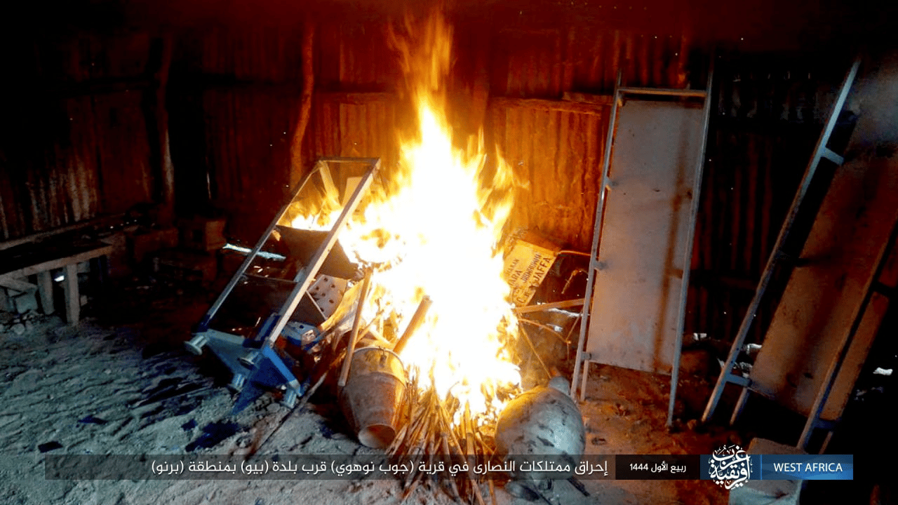 TRAC Incident Report: Islamic State West Africa (ISWA) Razes a Christian Village Near the Town of Biu, Borno State, Nigeria - 10 October 2022