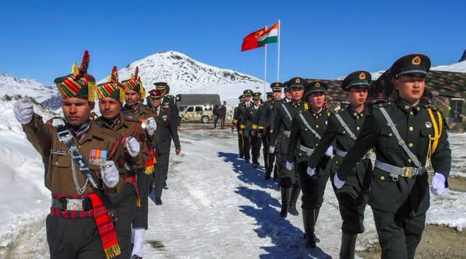 Indian and Chinese Troops Clashed at the Disputed border on the Line of Actual Control (LAC) in Tawang Sector of Arunachal Pradesh, India - 12 December 2022