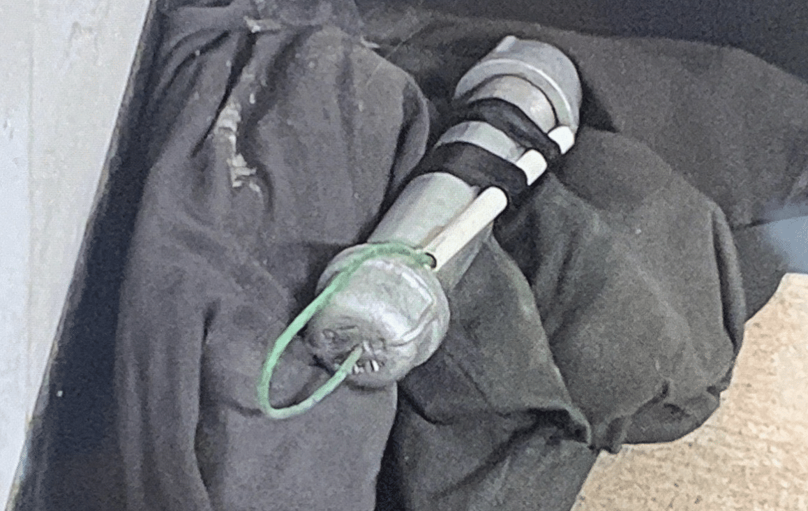 Pipe Bomb Found in Underground Parking Deck in SODO Neighborhood, Seattle, Washington