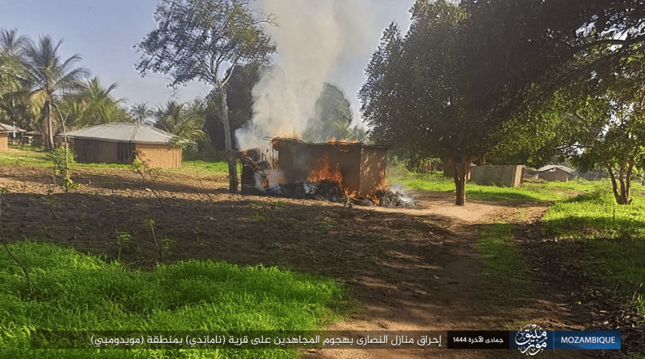 Islamic State (Shabaab Cult) Militants Armed Assault, Raze Homes and Behead One on the Christian Village of Namande, Muidumbe District, Cabo Delgado, Mozambique