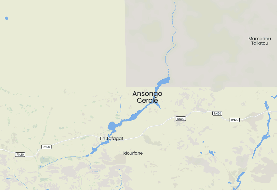 Islamic State Greater Sahara (ISGS) Nighttime Assault on Jama’a Nusrat ul-Islam wa al-Muslimin (JNIM) Checkpoint at Entrance to Ansongo, Gao Region, Mali