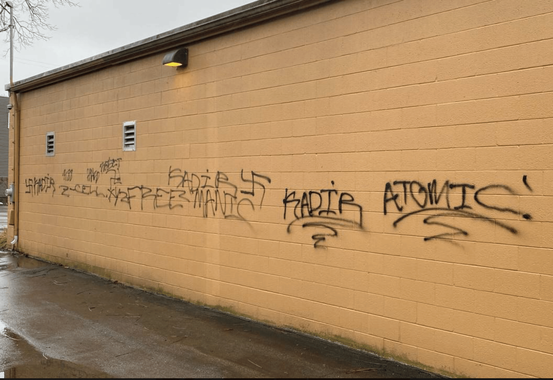 Accelerationist's Selfie Video 'Z-Cell' Film Themselves Vandalizing GOP Headquarters With Antisemitic and White Supremacist Symbols in Kent County, Grand Rapids, Michigan