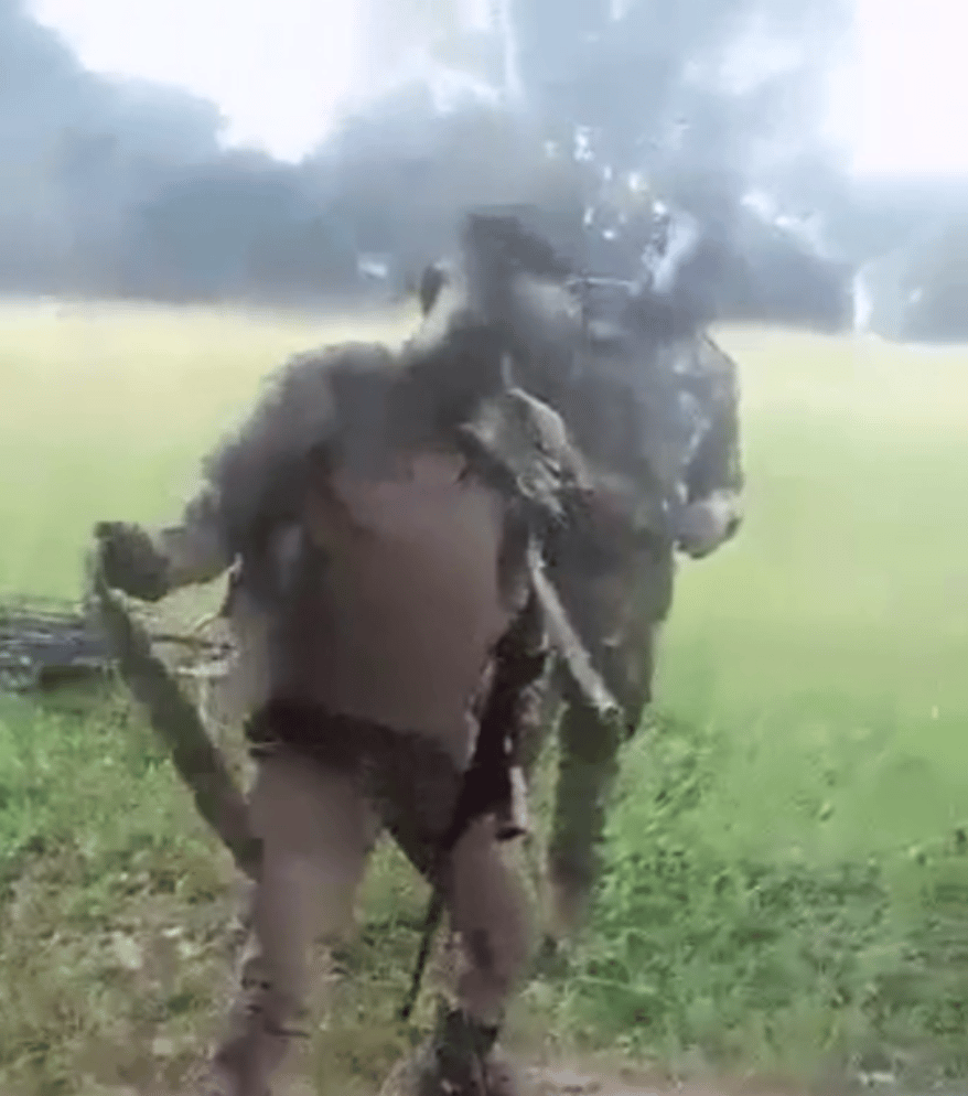 Video Surfaces Showing Soldiers Flogging Shabaab Cult (ISCA/Wilayat Wasat Afriqiyah) Militants in an Unknown Location in Mozambique