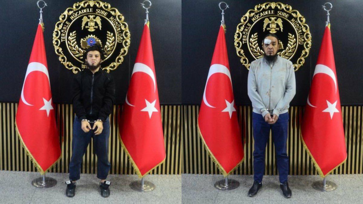 (Photo) Turkish Special Services Arrested Two Suspected Islamic State Khurasan (ISK) Militants for Allegedly Planned a New Year's Attack in Istanbul, Turkey - 8 Jaunary 2023