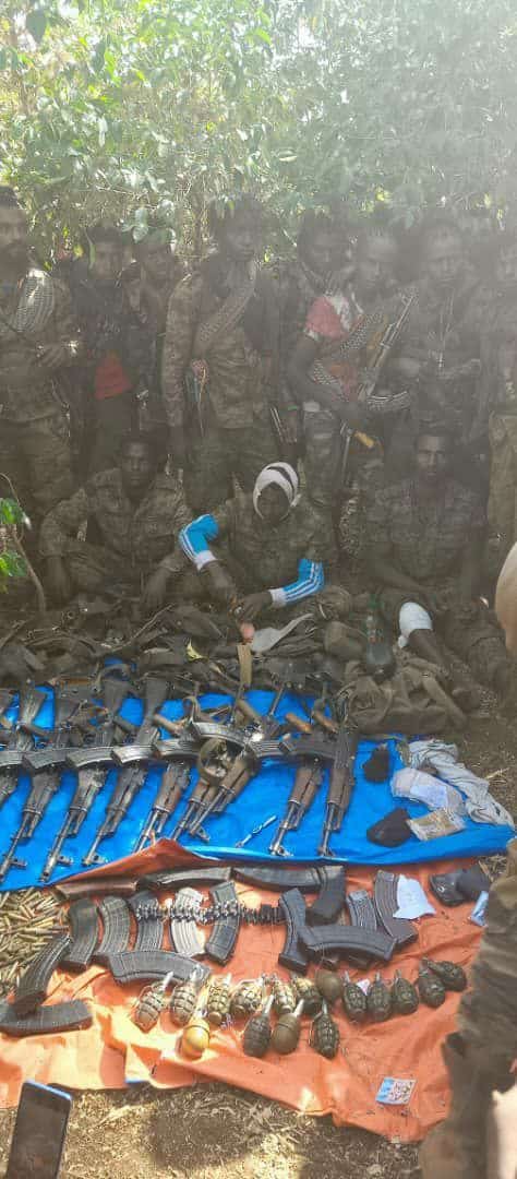 (Photos) Oromo Liberation Army (OLA) Militants Armed Assault on Ethopian National Defence Force (ENDF) Soldiers and Captured Arms and Ammunition in Bule Hora, Western Guji Zone, Oromo, Ethopian - 22 January 2023