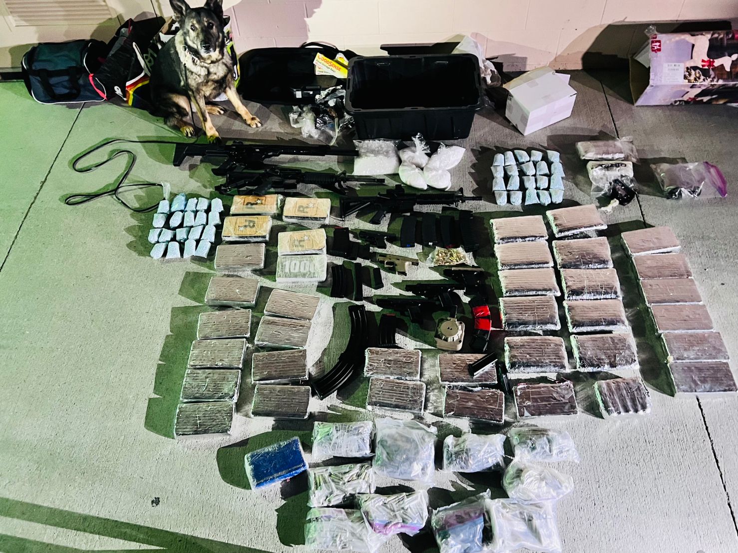 Police Investigations Led to the Seizure of 150K Fentanyl Pills Worth $4.5M, Los Angeles, United States - 15 February 2023