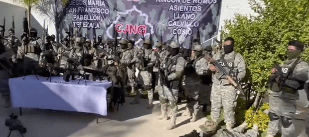 Jalisco New Generation Cartel (CJNG) Announces Its Expansion in the State of Aguascalientes, Mexico - 06 February 2023