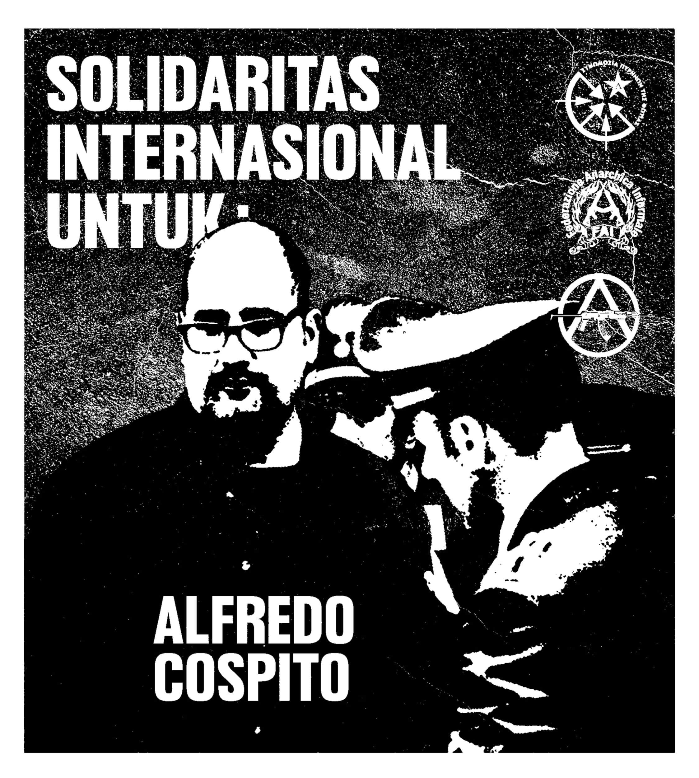 (Posters) Indonesian Anarchists Share Solidarity Posters with Alfredo Cospito from Indonesia - 13 February 2023
