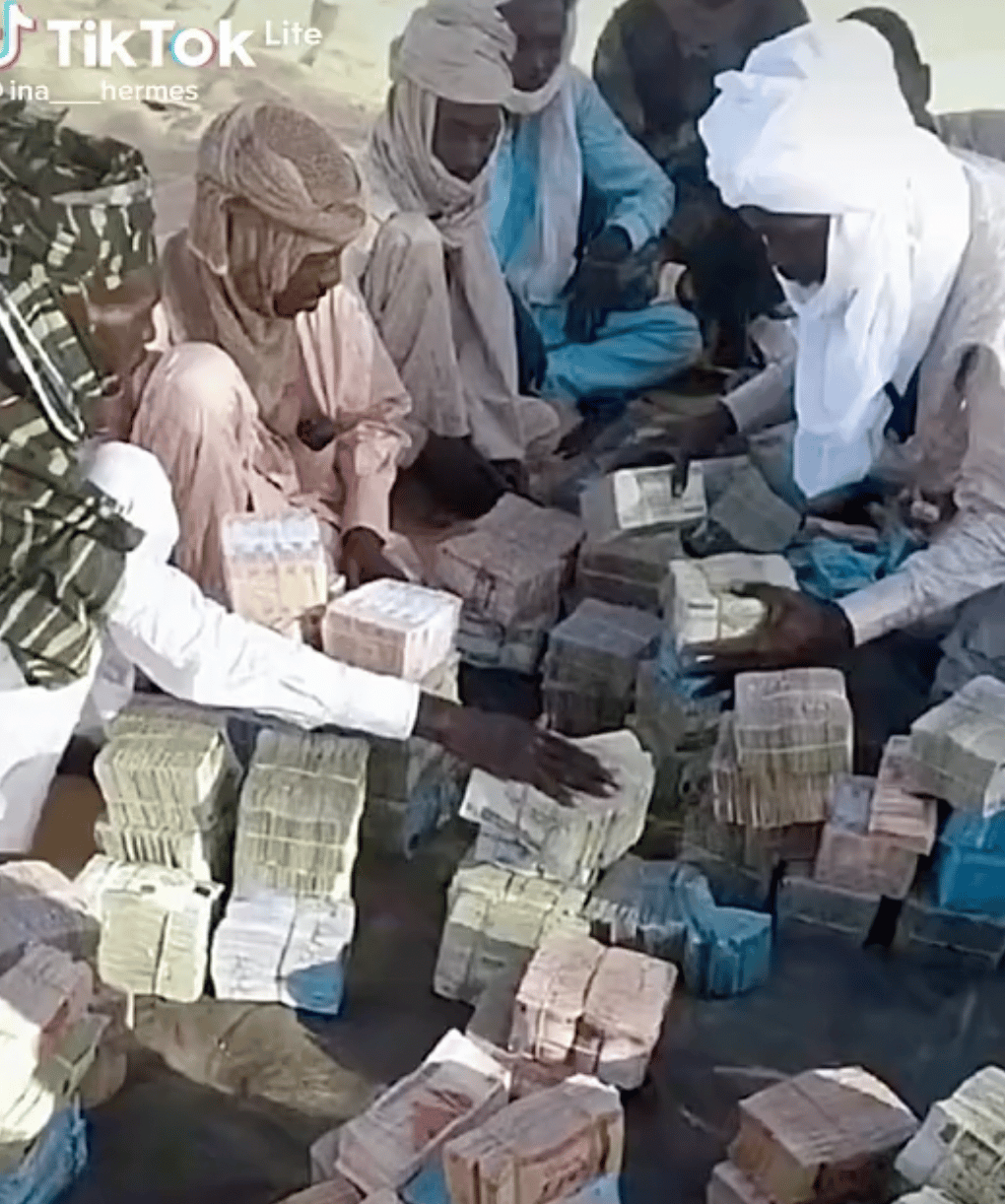 Suspected Bandits with New Naira Notes