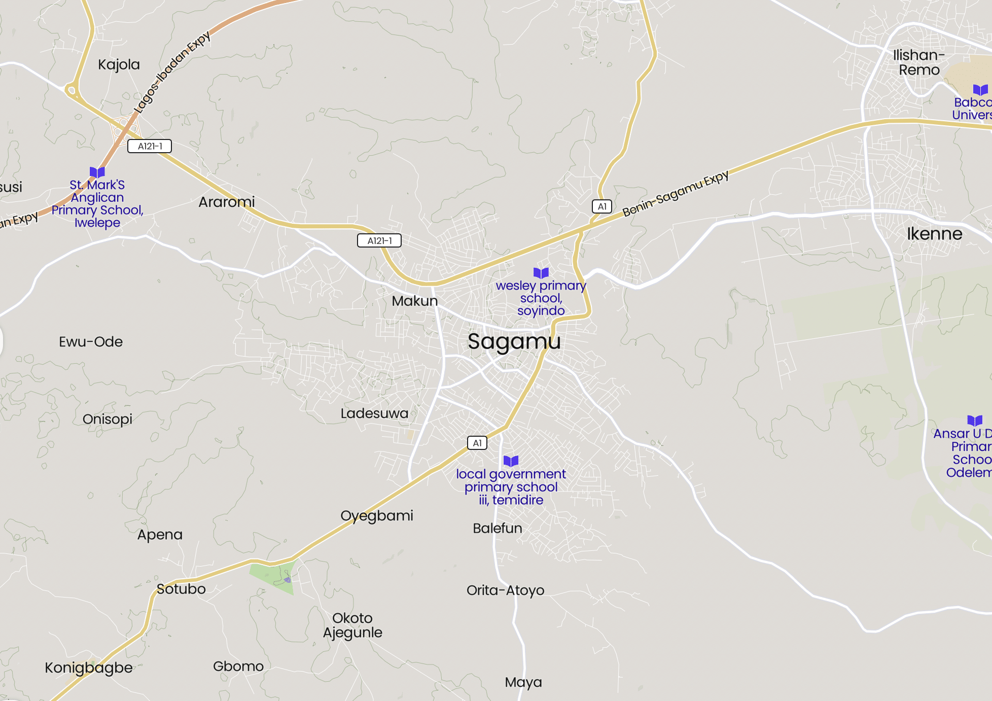 Sagamu Town, Sagamu LGA, Ogun State, Nigeria