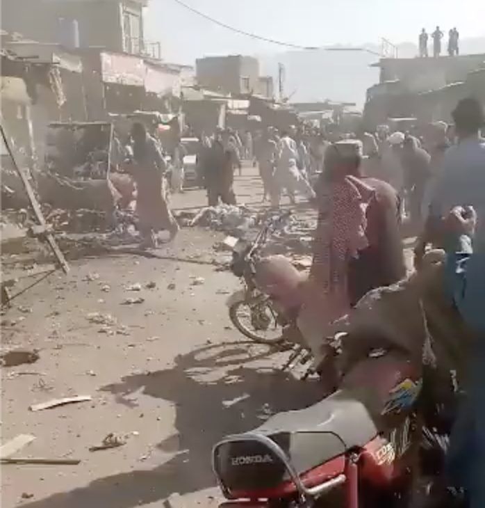 Motorcycle Bomb Outside Busy Market in Barkhan District, Balochistan, Pakistan - 26 February 2023