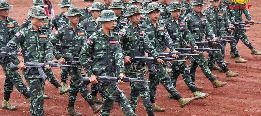 Myanmar Junta Losing More than One Soldier Per Day: Karenni Nationalities Defense Force (KNDF) in Kayah State, Myanmar - 6 March 2023