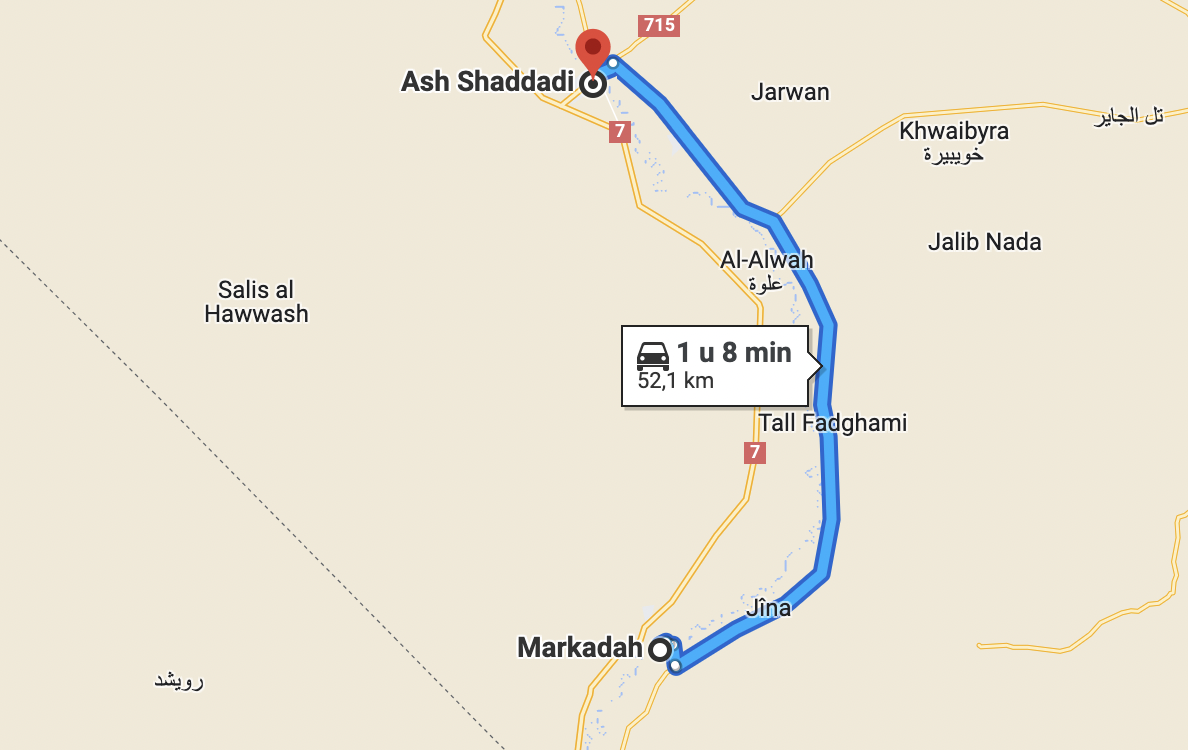 Markada and Al-Shaddadi, Hasakah Province