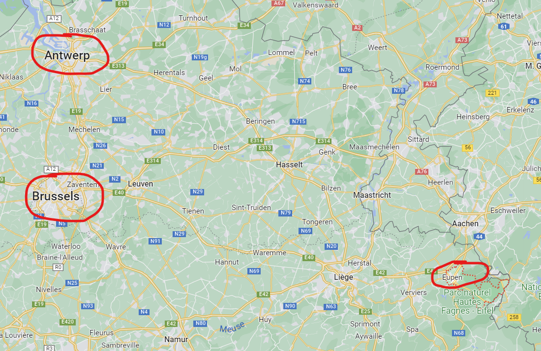Two Separate Inquiries Led to the Arrest of Eight Suspected Islamic State (IS) Jihadists Plotting an Attack, Brussels, Antwerp, and Eupen, Belgium - 30 March 2023