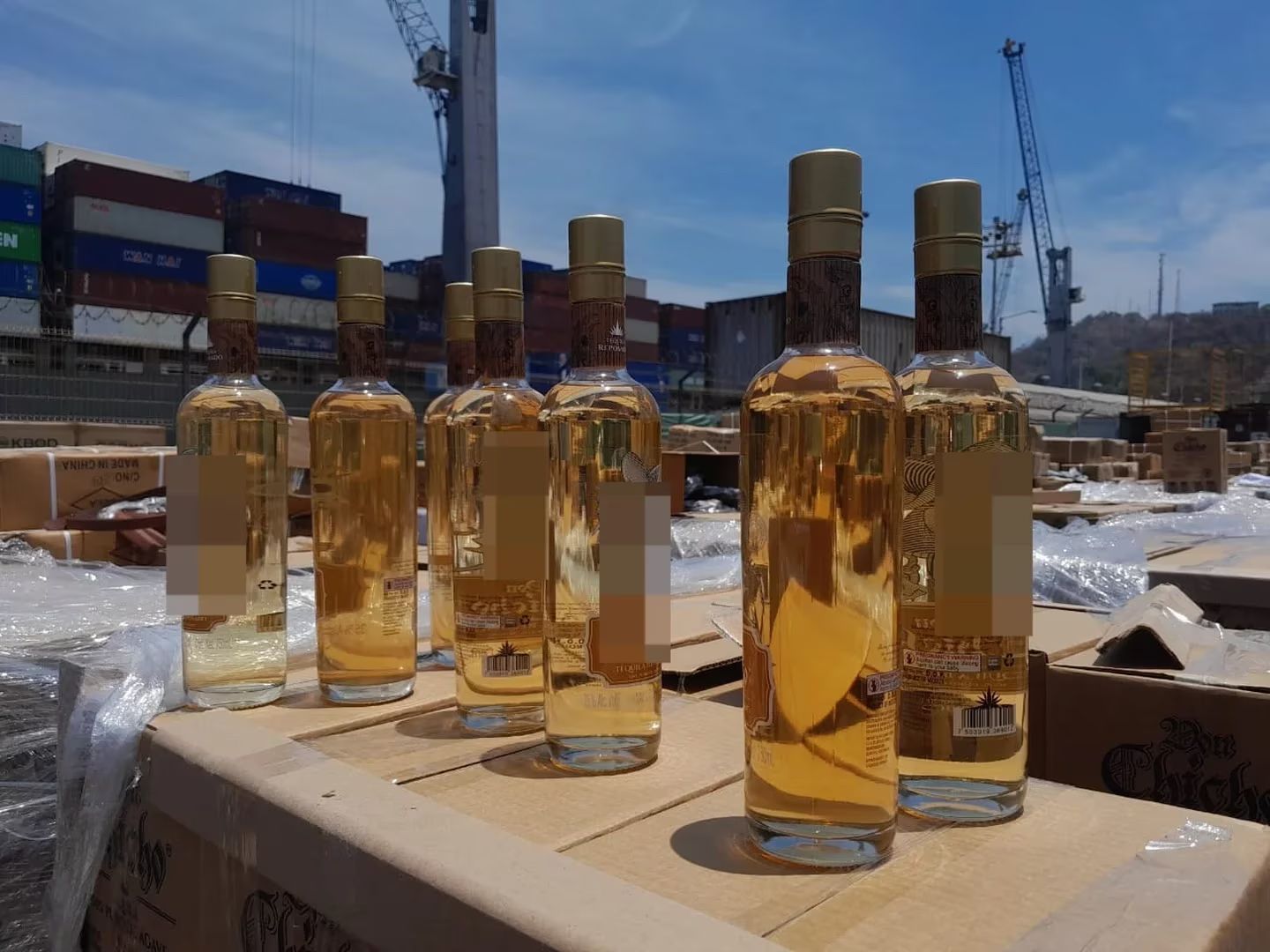 Mexican Navy Seizes 8.6 Tons of Liquid Methamphetamine Hidden in Tequila Bottles, Manzanillo, Colima, Mexico - 26 April 2023
