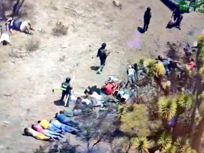 The Kidnap of 23 Tourists Leads the Authorities to Rescue More Than 100 Migrants, San Luis Potosí, Mexico - 10 April 202
