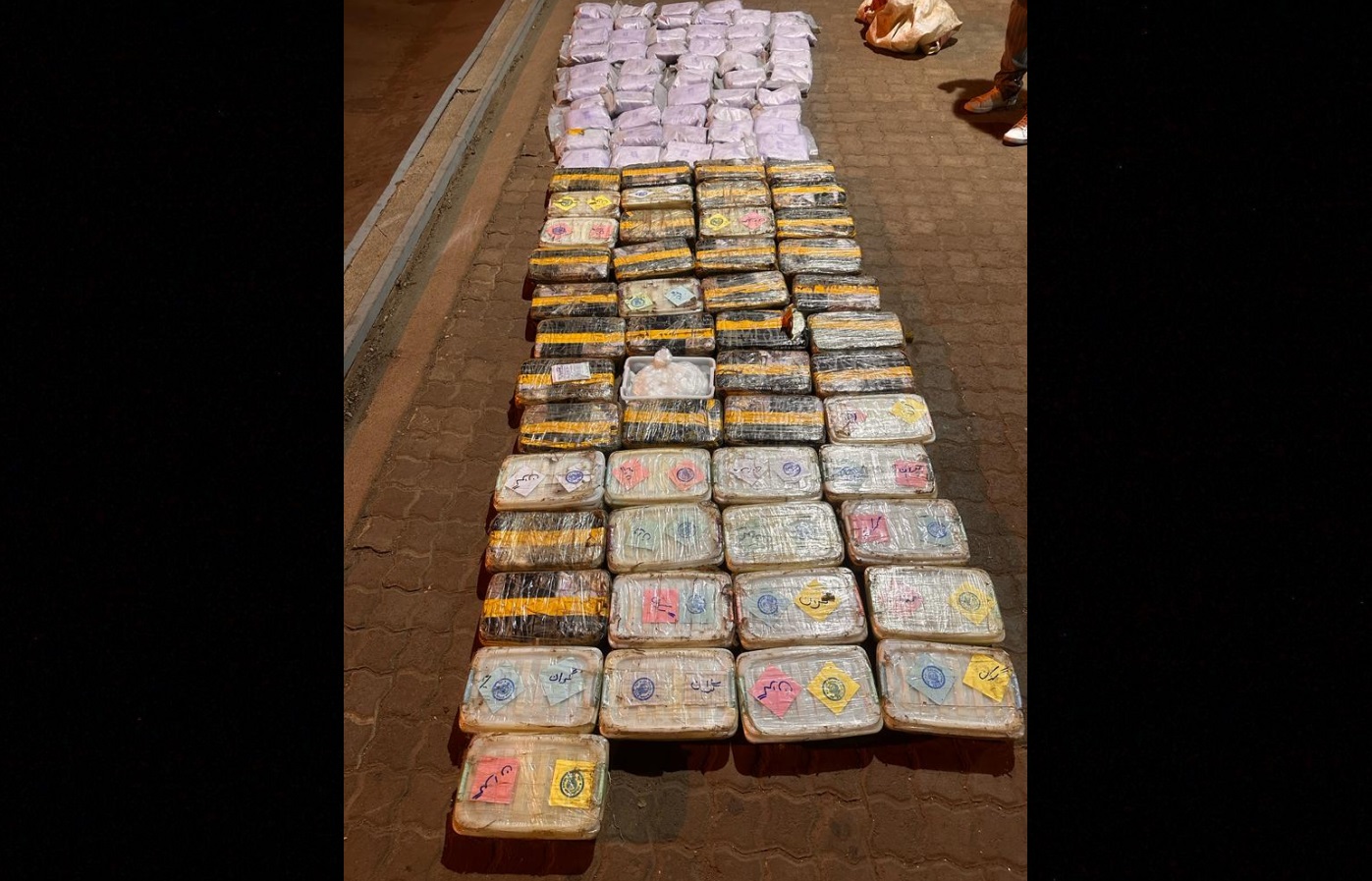 (Photo) Mozambican Authorities Confiscated 124.5 kg of Hard Drugs Hidden in a Banana Truck from South Africa, Mozambique - 13 April 2023