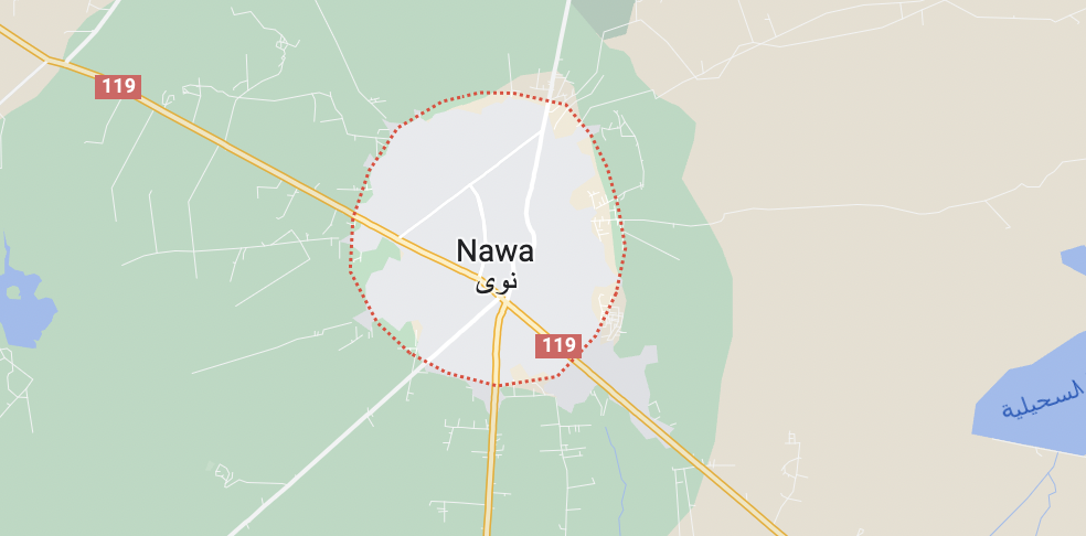Nawa, West of Dara'a, Syria