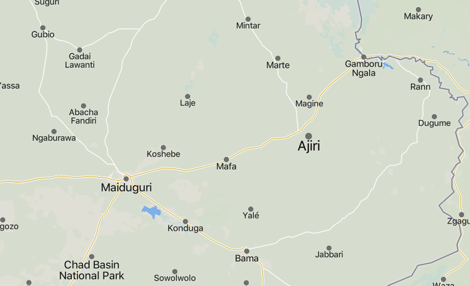 Suspected Islamic State West Africa (ISWA/Wilayat Gharb Afriqiyah) Armed Nighttime Assault in Ajiri, Borno State, Nigeria