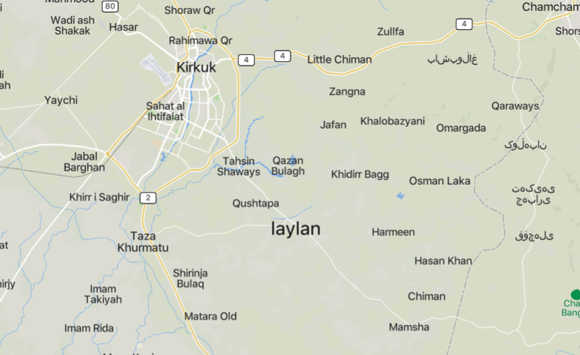 (Chatter) Suspected Islamic State (IS) Assault Targeting Hashd Militia in Laylan Area, Kirkuk Governorate, Iraq - 10 April 2023