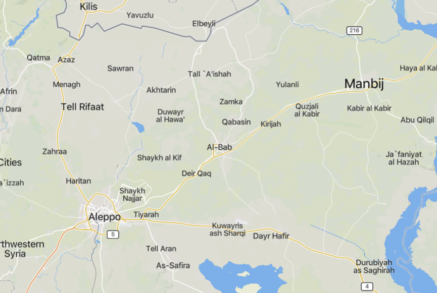 TRAC Incident Report: Suspected Islamic State (IS) Ambush Targeting a Vehicle of the Syrian Democratic Forces (SDF) on Manbij-Aleppo Road, West of Manbij, Aleppo Governorate, Syria - 7 April 2023