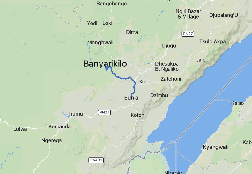 Suspected Cooperative for the Development of the Congo (CODECO) Militants Kill at Least 42 and Raze Multiple Homes in Banyarikilo Just North of the RN27 Highway, Ituri Province, Congo (DR)