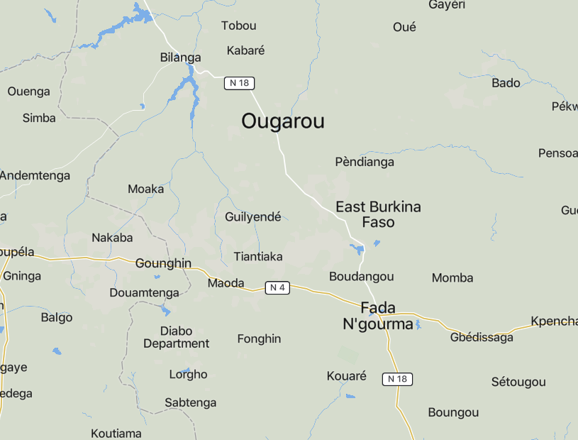 Suspected Jama'a Nusrat ul-Islam wa al-Muslimin (JNIM) Militants Kill 33 Soldiers in Ouagarou, Gourma Province, Burkina Faso