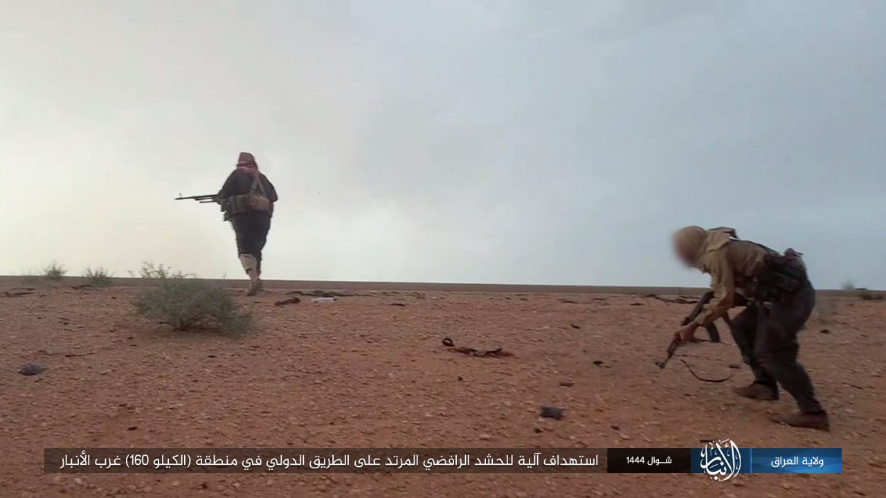 TRAC Incident Report: Islamic State (IS) Militants Armed Assault on a Brigade 45 Syrian Armed Forces (SAA) Military Vehicle on Road 160 in Anbar Governorate, Iraq - 20 April 2023