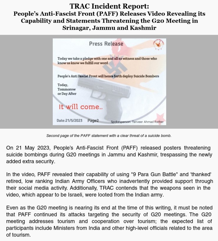 24 May 2023 - WEEKLY BRIEFING