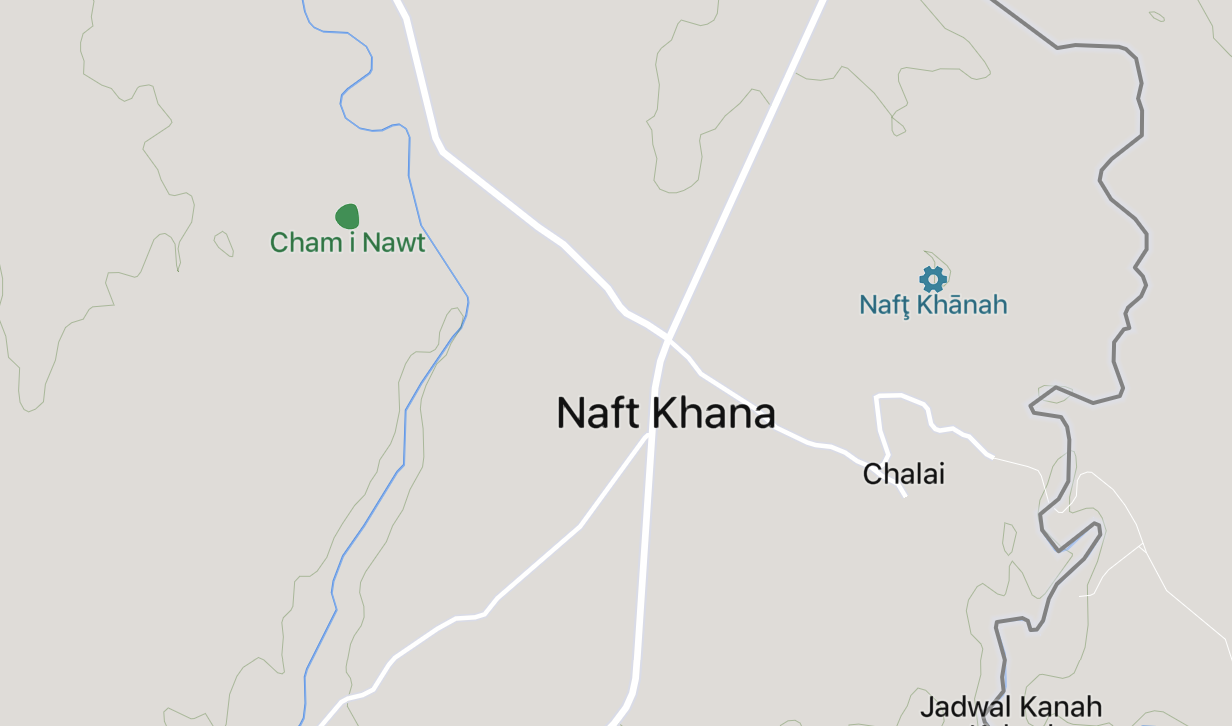 Naft Khana Village Area in Diyala Governorate, Iraq