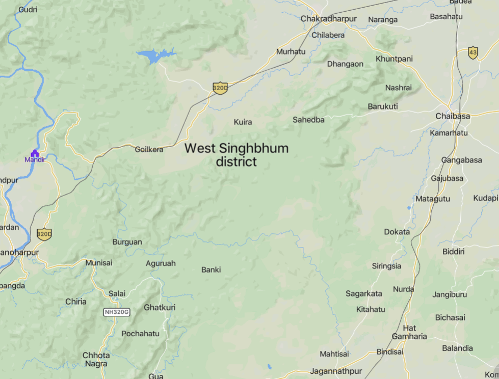 TRAC Incident Report: Security Forces Recover Three Improvised Explosive Devices (IEDs) on a Road Between Indurupa and Paprida Villages, West Singhbhum District, Jharkhand, India - 21 May 2023