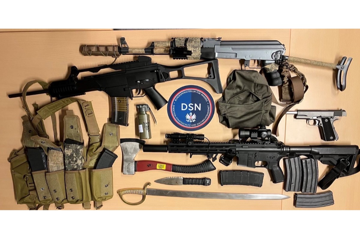 Police Three Islamic State (IS) Sympathizers for Plotting to Carry out a Shooting and Knife Attack During the LGBTQ+ Pride Festival, Vienna, Austria - 18 June 2023