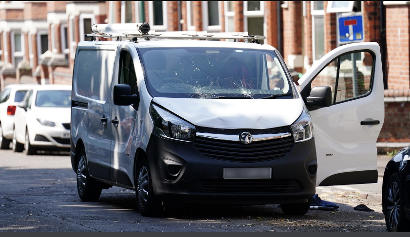 Police Arrest a Lone Wolf in Connection with a Knife and Vehicle-Ramming Attack, Resulting in the Death of Three, Nottingham, Midlands, United Kingdom - 13 June 2023