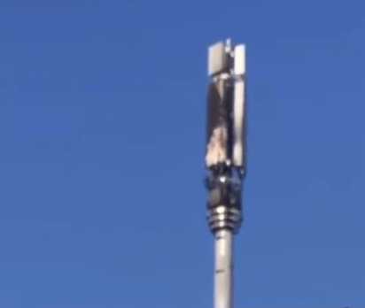 Anti-Government Activist Shares Footage in Connection with Arson Attacks Committed Against 5G Internet Towers Across West Belfast, Northern Ireland, United Kingdom - 30 June 2023