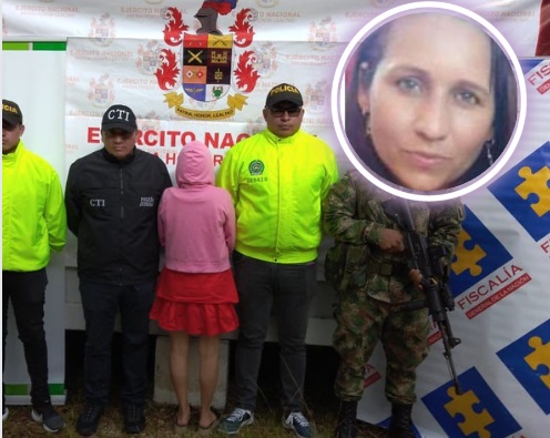 Security Forces Capture Yeimis Rozo, alias Wendy, Accused of Being the Mastermind of the Abduction of Military Personnel, Saravena, Arauca, Colombia