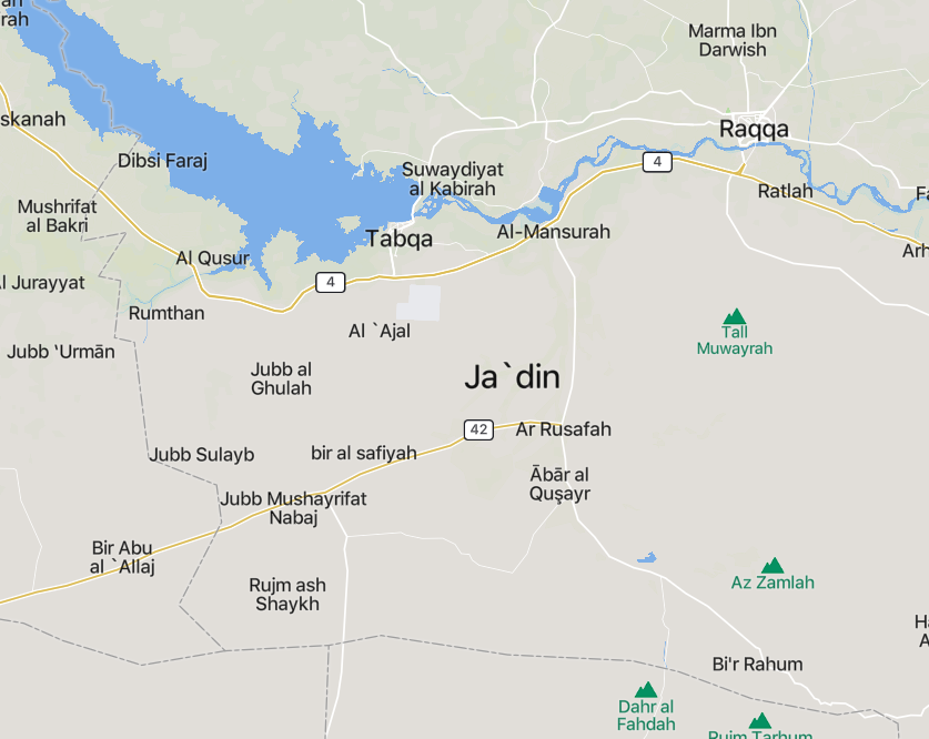 Suspected Islamic State (IS) IED Kills 2 Soldiers and Injures 2 More in Ja'din, Raqqa Governorate, Syria