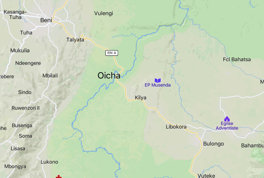 Suspected Islamic State Central Africa (ISCA/Wilayat Wasat Afriqiyah)Militants Kill 13 Christians West of Oicha, on the RN4, North-Kivu Province, Congo (DR)