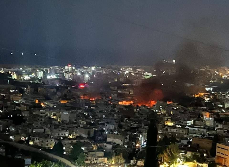 Armed Clashes Reported Between Fatah Militants and Suspected Asbat an-Ansar militants in Ain al-Hilwa Palestinian Refugee Camp in Sidon, Lebanon - 30 July 2023