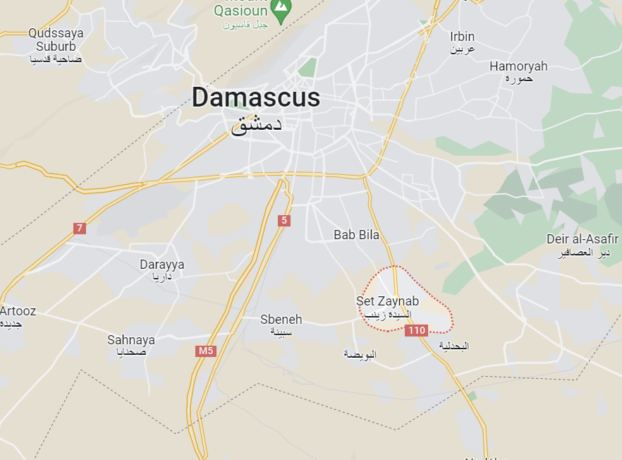 Suspected Israeli Airforce Conducts Strikes on Militant Positions in Sayyida Zeinab District, Damascus, Syria - 19 July 2023