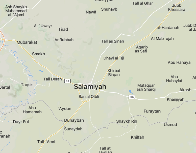 TRAC Incident Report: Suspected Islamic State (IS) IED Assault Targeting a Syrian Armed Forces (SAA) Patrol in Salamah, Eastern Countryside of Salamiyah, Hama Governorate, Syria - 8 July 2023