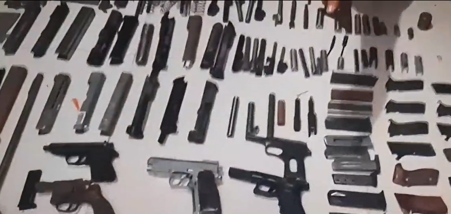 Densus 88 Arrests Two in Connection with an Illegal Arms Trade Business, Following a Recent Capture of an Islamic State East Asia Supporter, Sumadang and Garut, West Java, Indonesia - 21 August 2023
