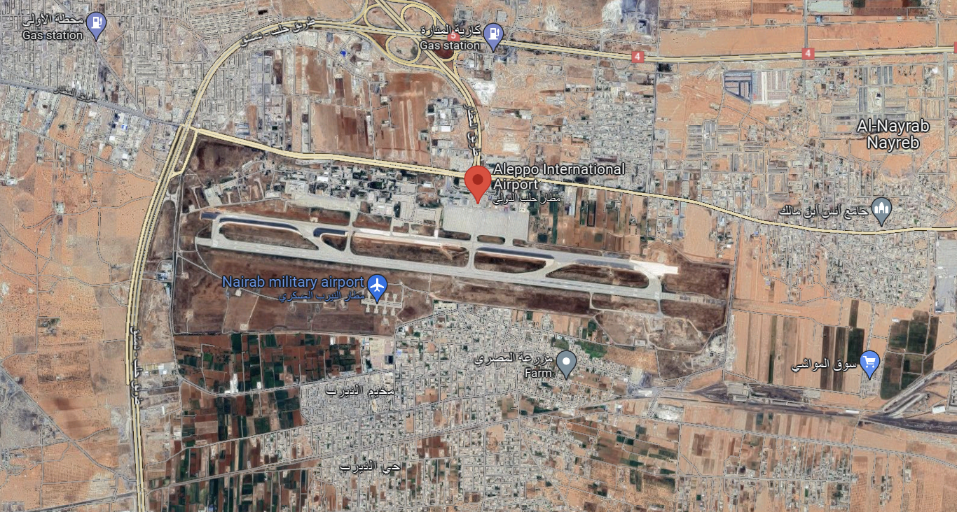 Israeli Air Force Targets the Aleppo International Airport in an Early Morning Strike, Leading to its Temporary Closure, Northern Syria - 28 August 2023