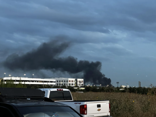 Major Fire Suspiciously Breaks Out at an Electrical Substation in Irving, Texas, United States - 28 August 2023