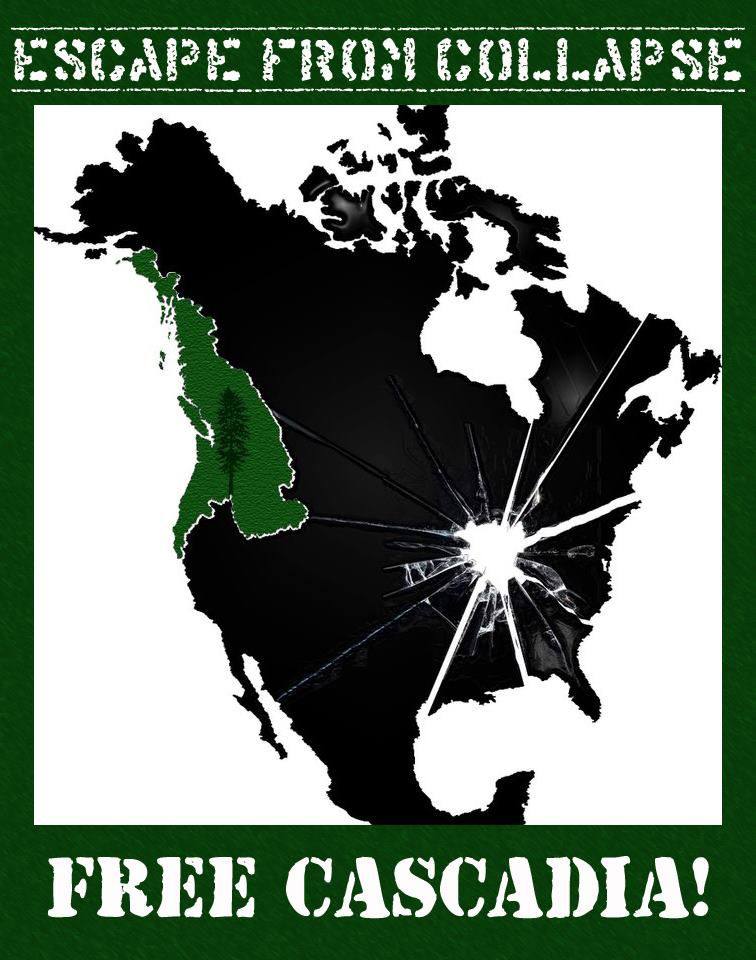 (Right Wing Extremism / Poster) Cascadian Republic: “Free Cascadia - What to do When Cascadia Gains Independence" - 14 August 2023