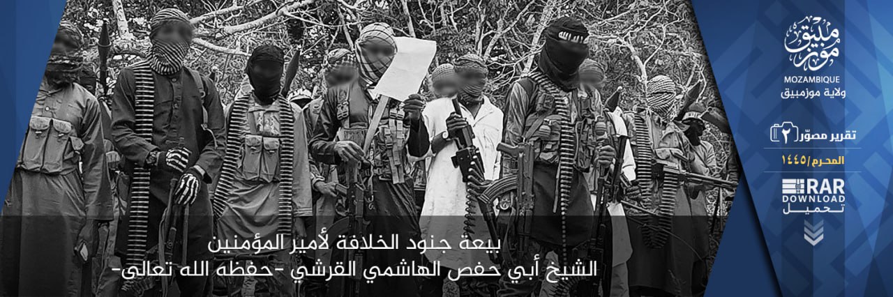(Photos) Islamic State Central Africa (ISCA/Shabaab Cult) Militants Issue a Pledge of Allegiance (Bay’ah) to Caliph Abu Hafs al-Hashimi al-Qurashi, Wilayah Mozambique – 14 August 2023