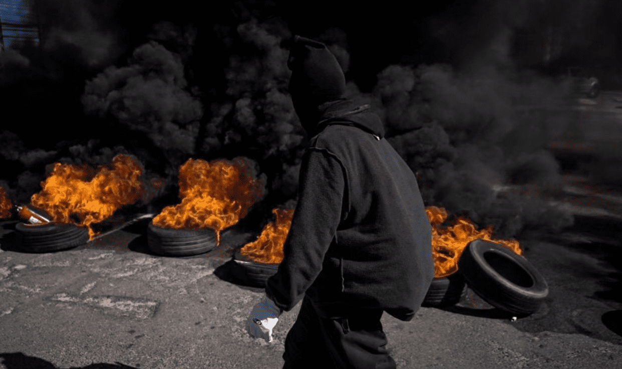 Anarchists Confront Police Forces Outside the 'Universidad de Playa Ancha', Valparaiso Region, Chile - 01 September 2023