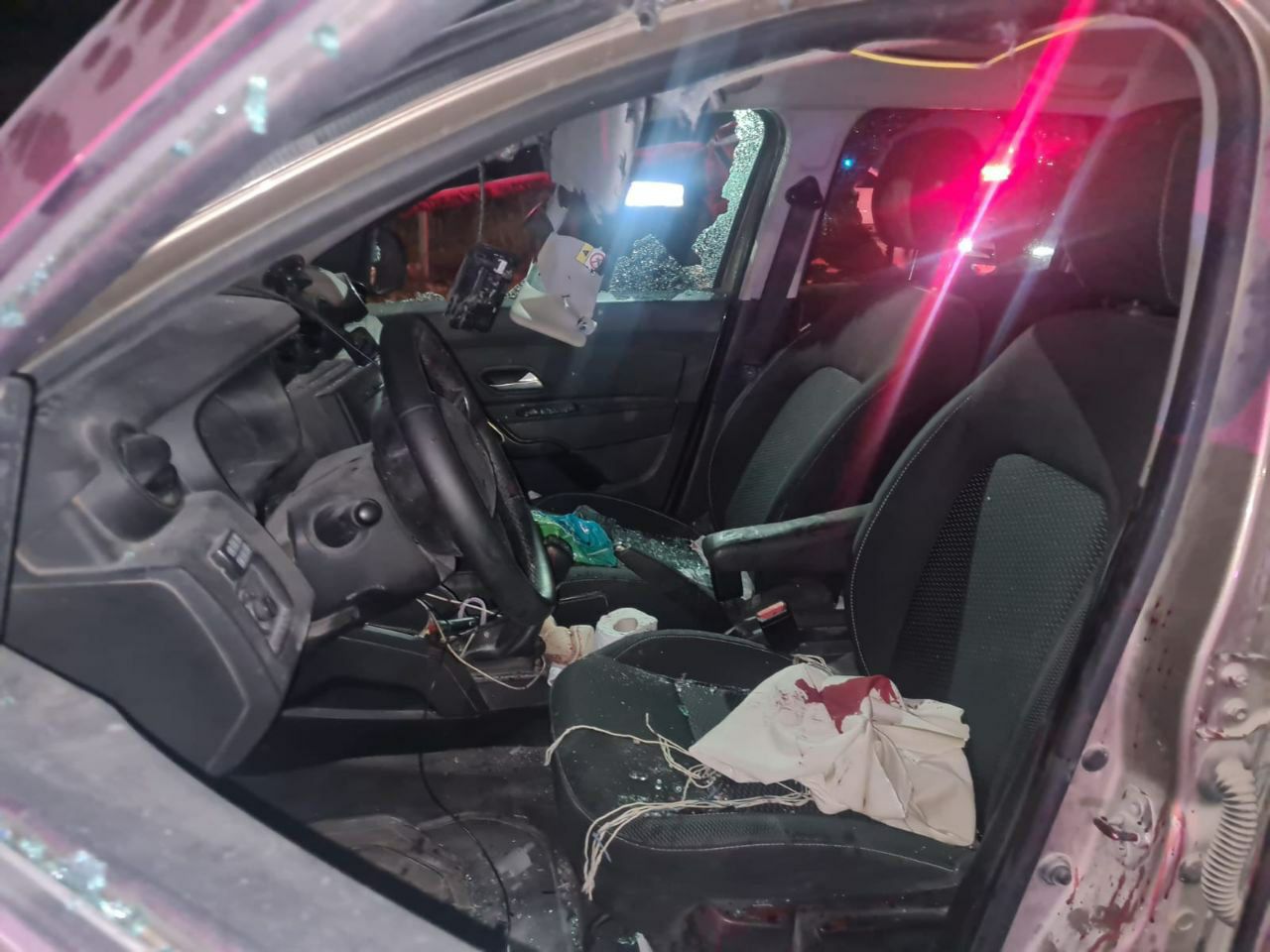 Shooting Attack Targets Two Israeli Men Traveling on a Vehicle on the Infamous Route 60 Highway, Huwara, Nablus Governorate, West Bank - 12 September 2023