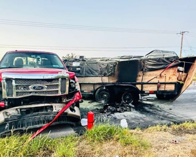Gunmen Onboard a 'Monster' Truck Shoot At a Caravan of American-Mexicans, Near the Roma–Ciudad Miguel Alemán International Bridge, Tamaulipas, Mexico - 09 September 2023