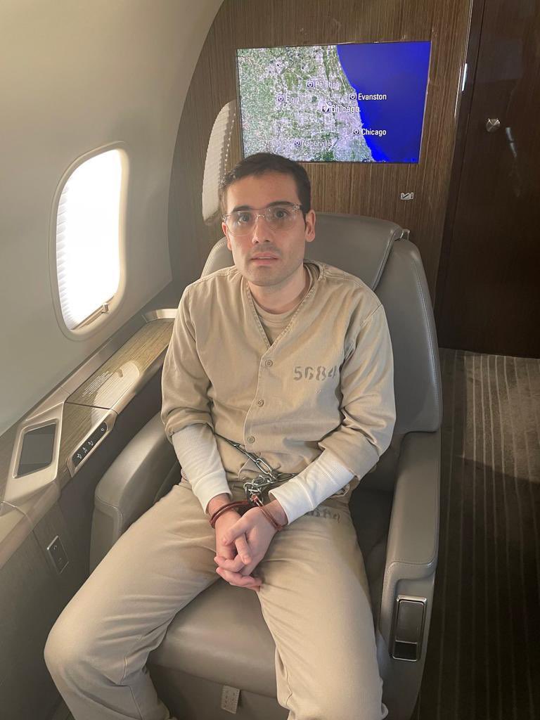 Mexican Government Extradites Ovidio Guzmán, the Son of Mexican Drug Lord 'El Chapo', to the United States, Almoloya de Juarez, State of Mexico, Mexico - 15 September 2023