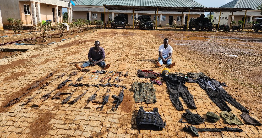 Security Forces Operation Leads to the Discovery of a Gun Manufacturing Factory and the Arrest of Two, Kafanchan, Jema'a Local Government Area (LGA), Kaduna State, Nigeria - 22 September 2023